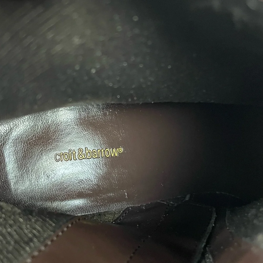 Croft & Barrow Brown Faux Leather Boots 8